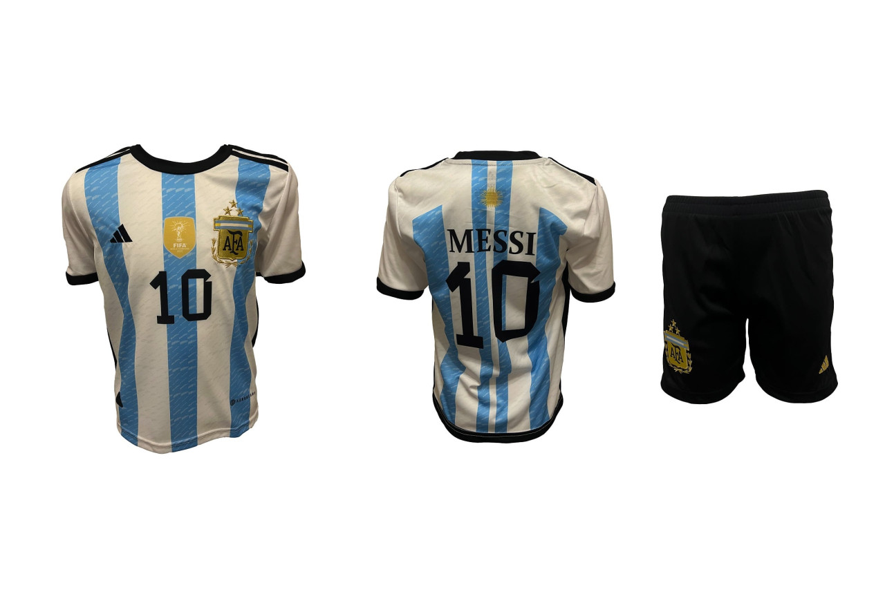 Детски футболен комплект Argentina MESSI 10